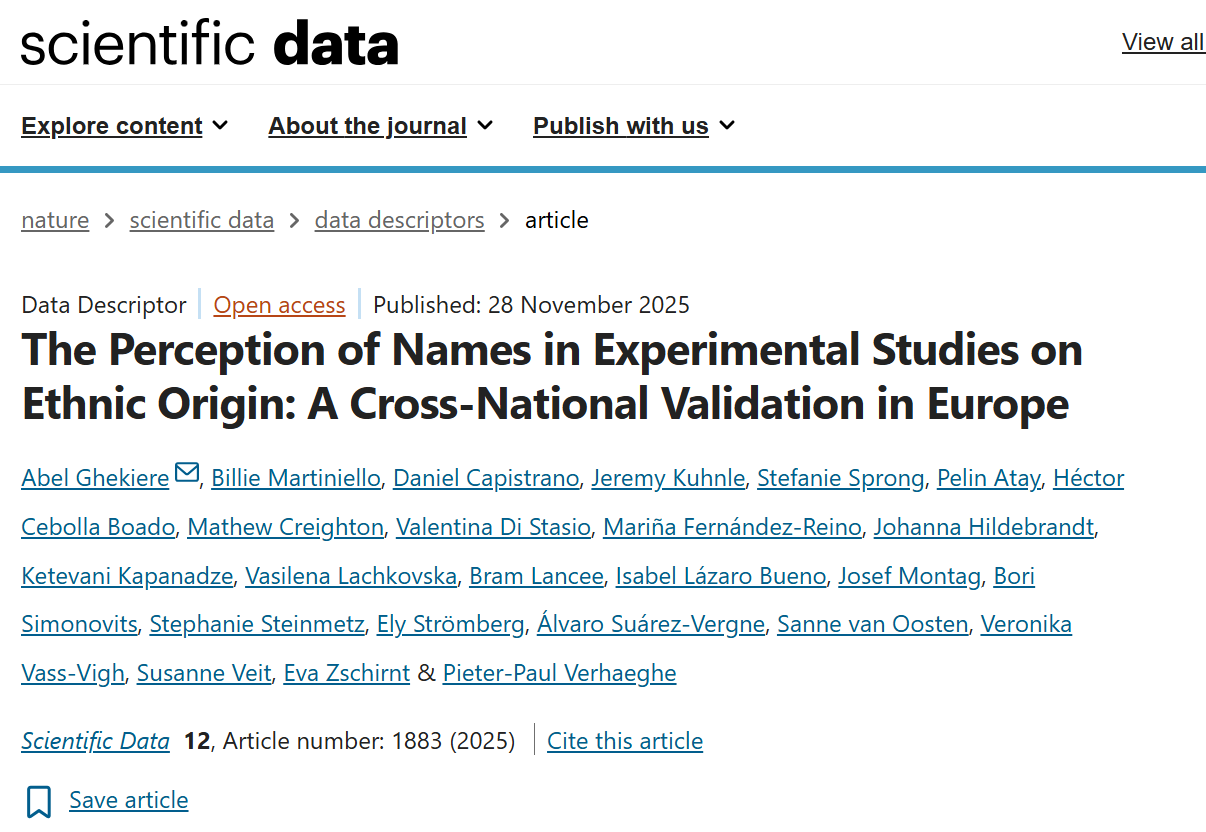 Name perception study
